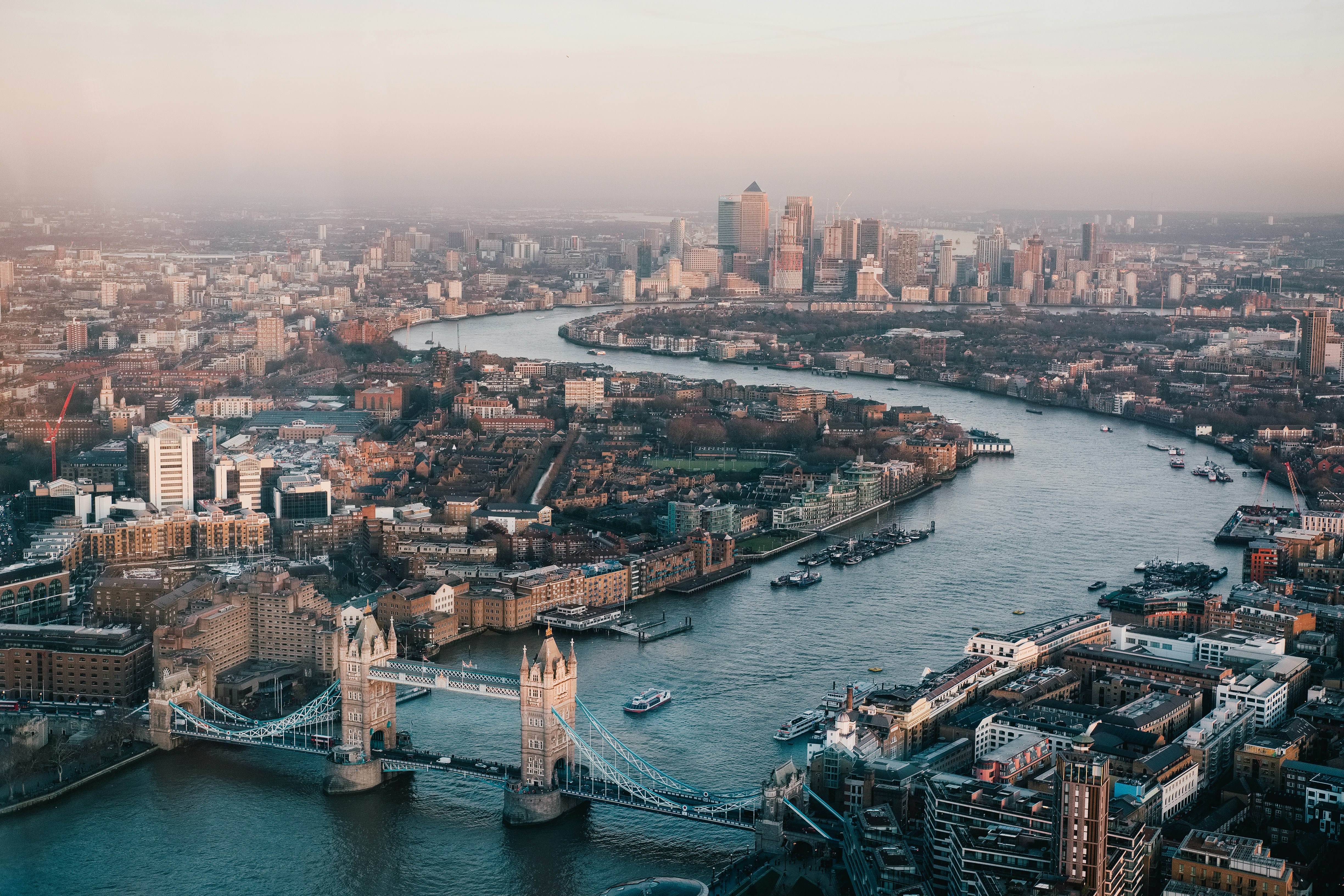 London drónfelvételen